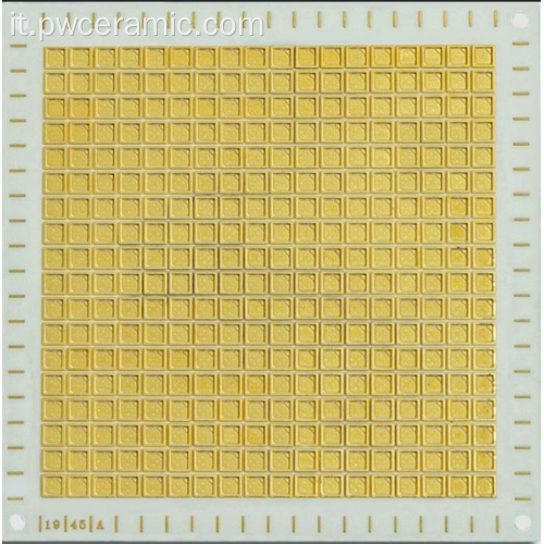 Substrato metallizzato DPC per circuiti a film sottile